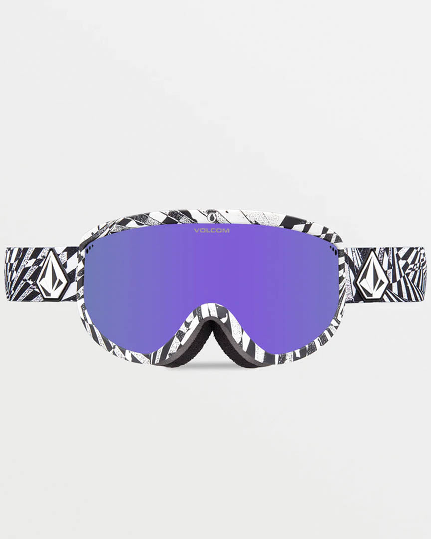 Footprints Goggles - Op Art. / Purple Chrome 2024