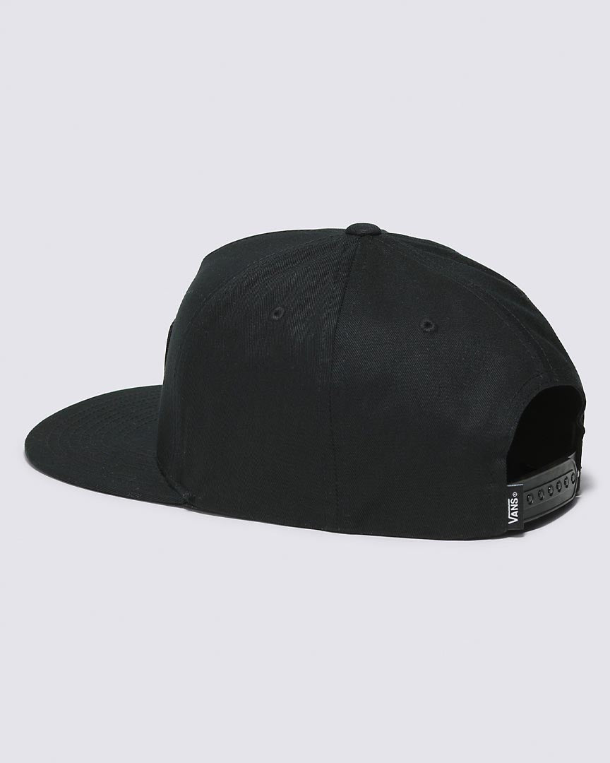 Full Patch Snapback Hat - Black