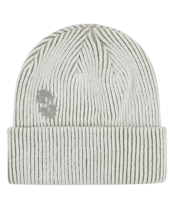 Two Tone Rib Beanie - Marshmallow