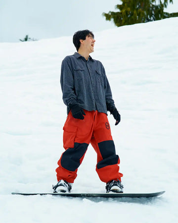 3 Ply Ripstop Snow Pants - Barn Red