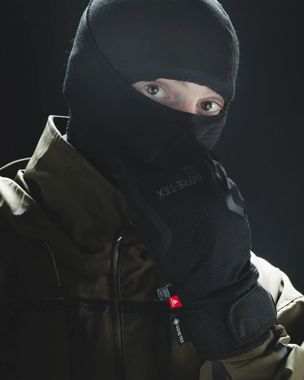 HOWL Taped Facemask Balaclava - Black – view 2