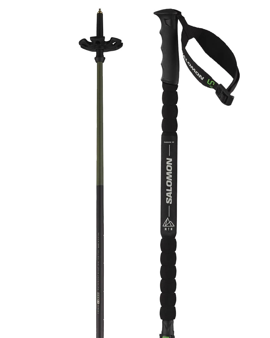 Pôles De Ski Mtn Carbon S3 - Black