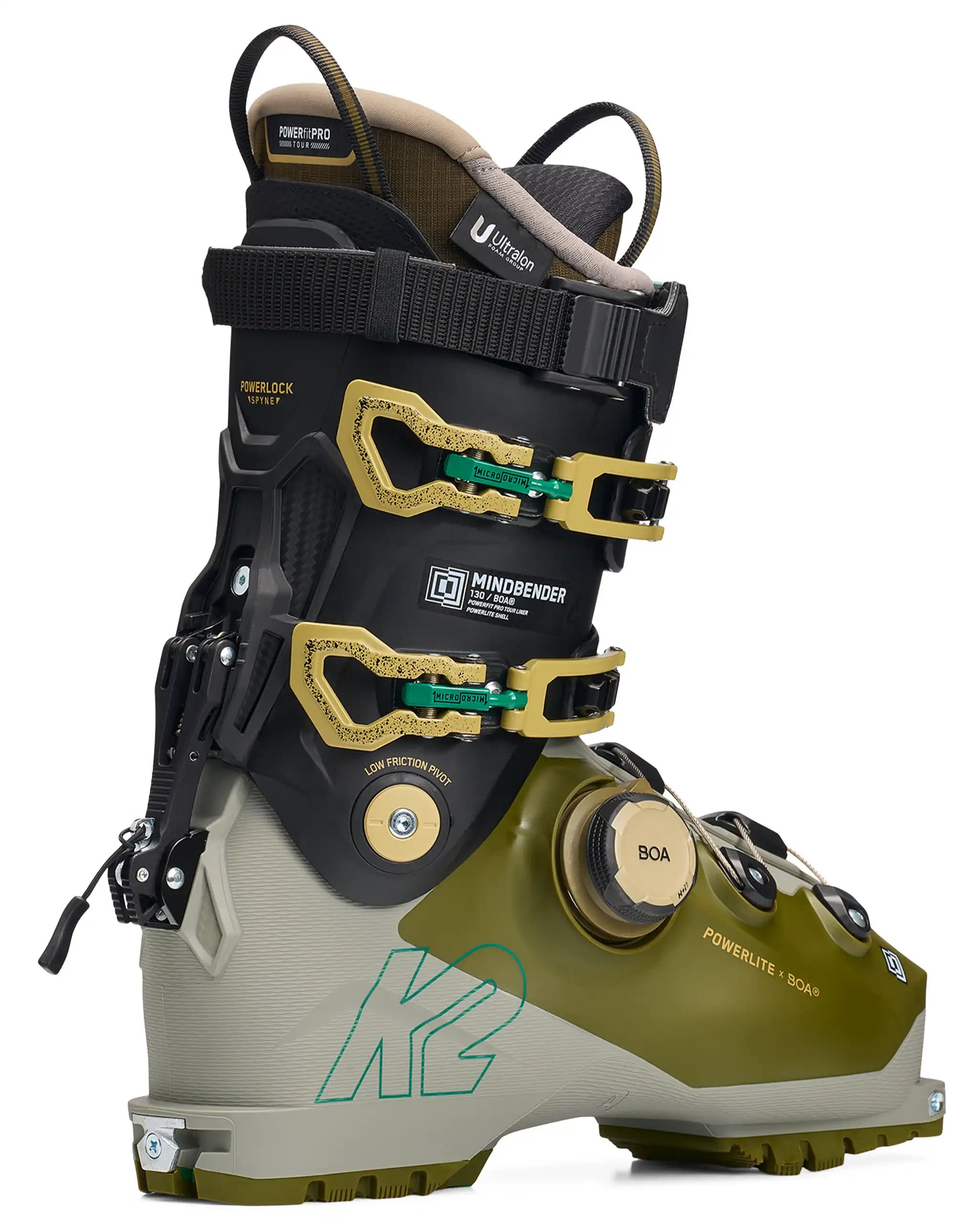 K2 Mindbender 130 Boa Alpine Touring Ski Boots 2027 side behind