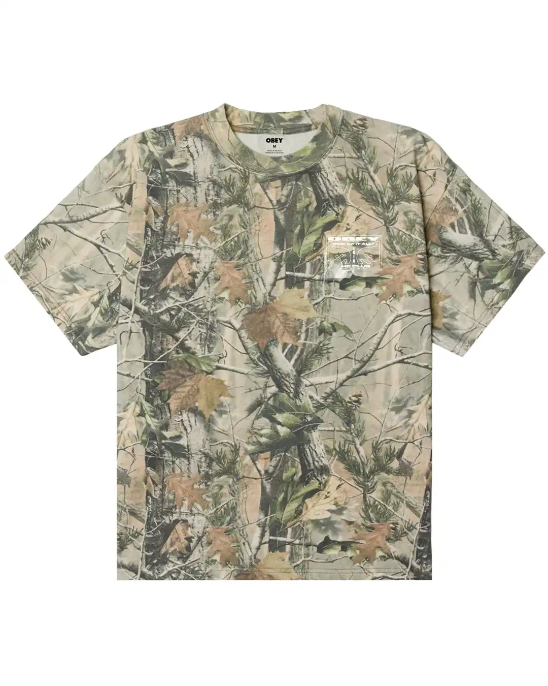 Club Hw Box T-Shirt - Leaf Camo