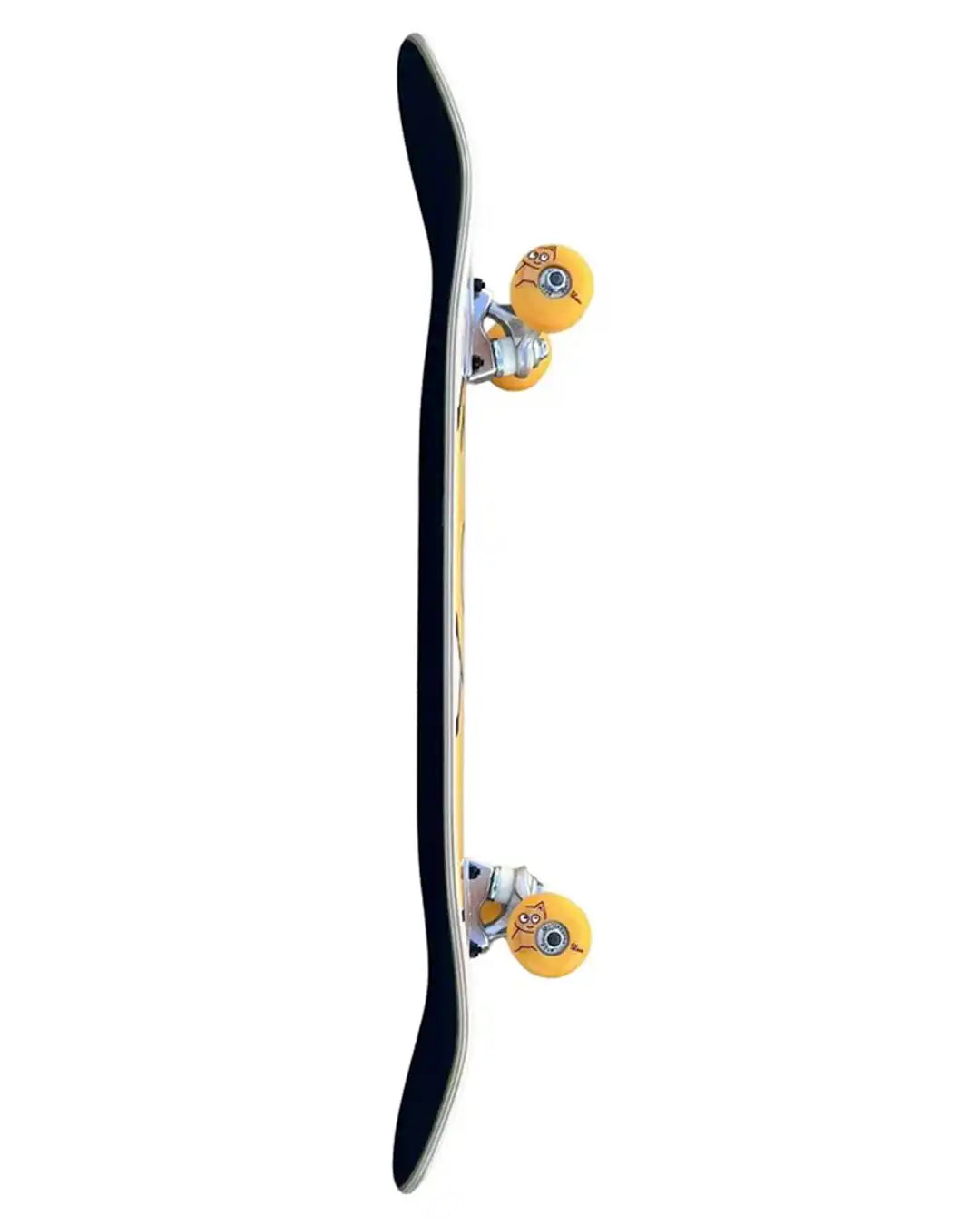 Big Cat Complete Skateboard - White 8.0