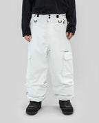 Cargo 2L Snow Pants - White