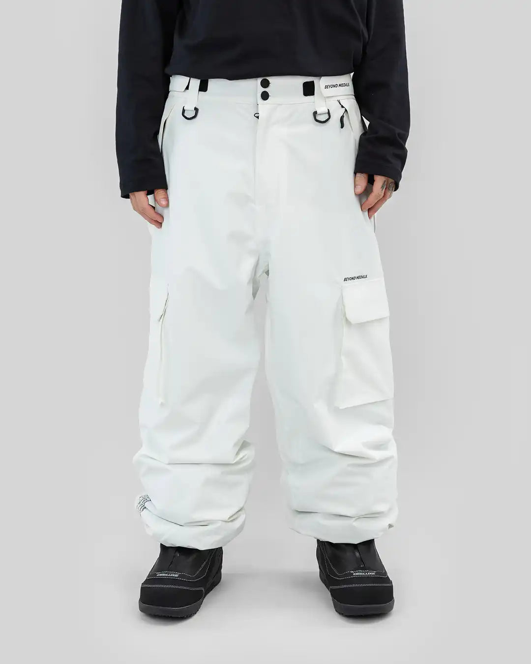 Cargo 2L Snow Pants - White