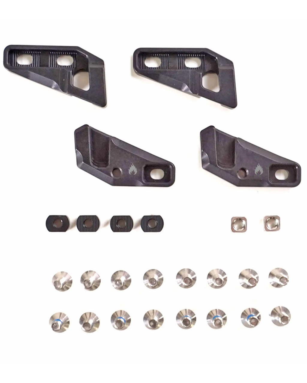 SPARK R&D Fixie Clips Through-Mount Black Splitboard Accessory