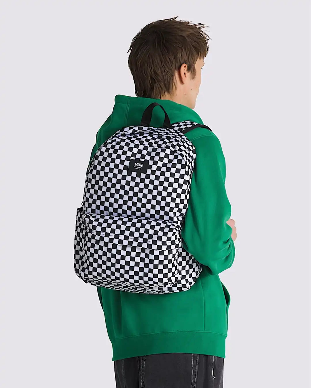 Old Skool Check Backpack - Black/White