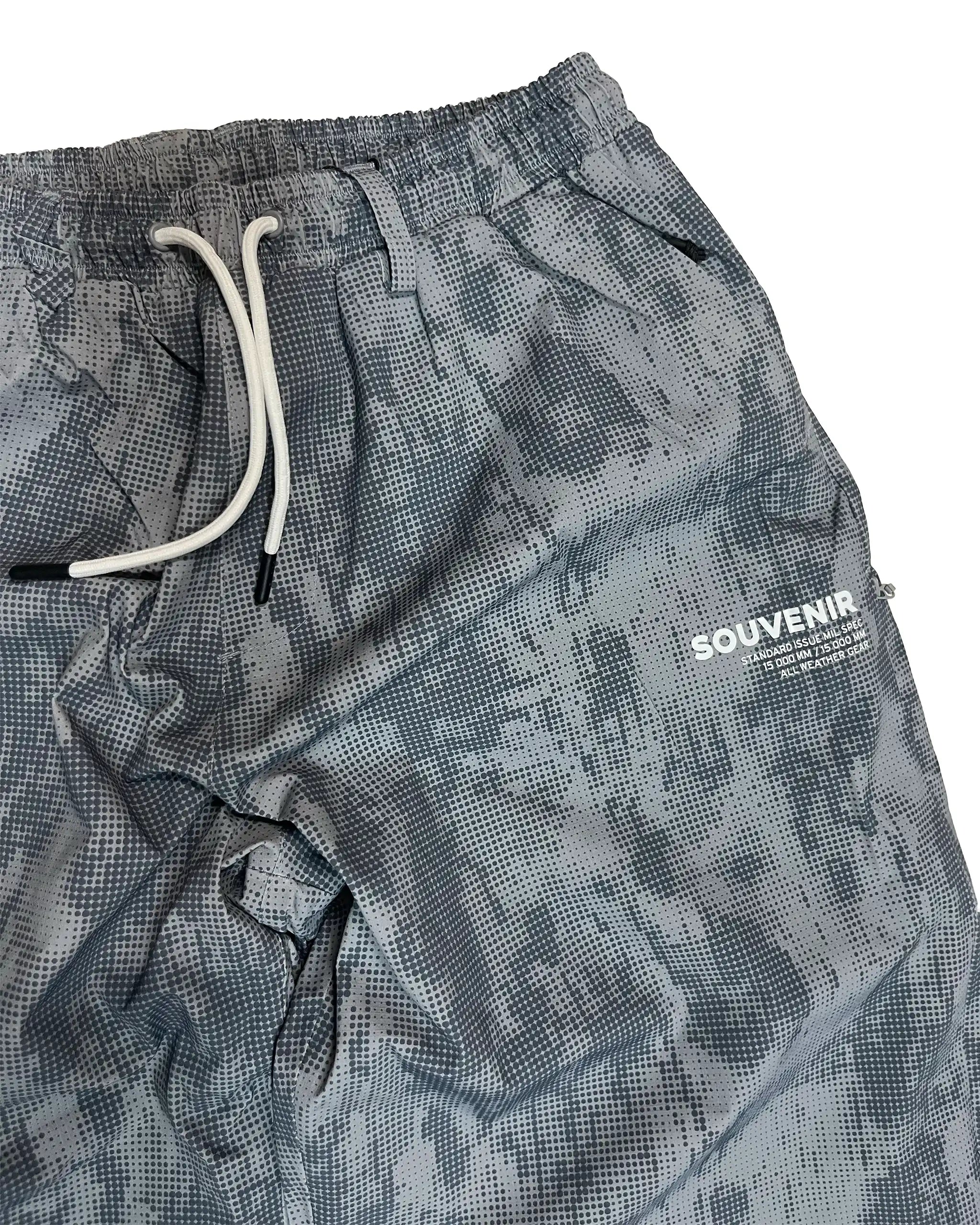 Pantalon de neige Pantalon Neige Parachute - Blotch Print - Cool Grey par SOUVENIR – vue 2