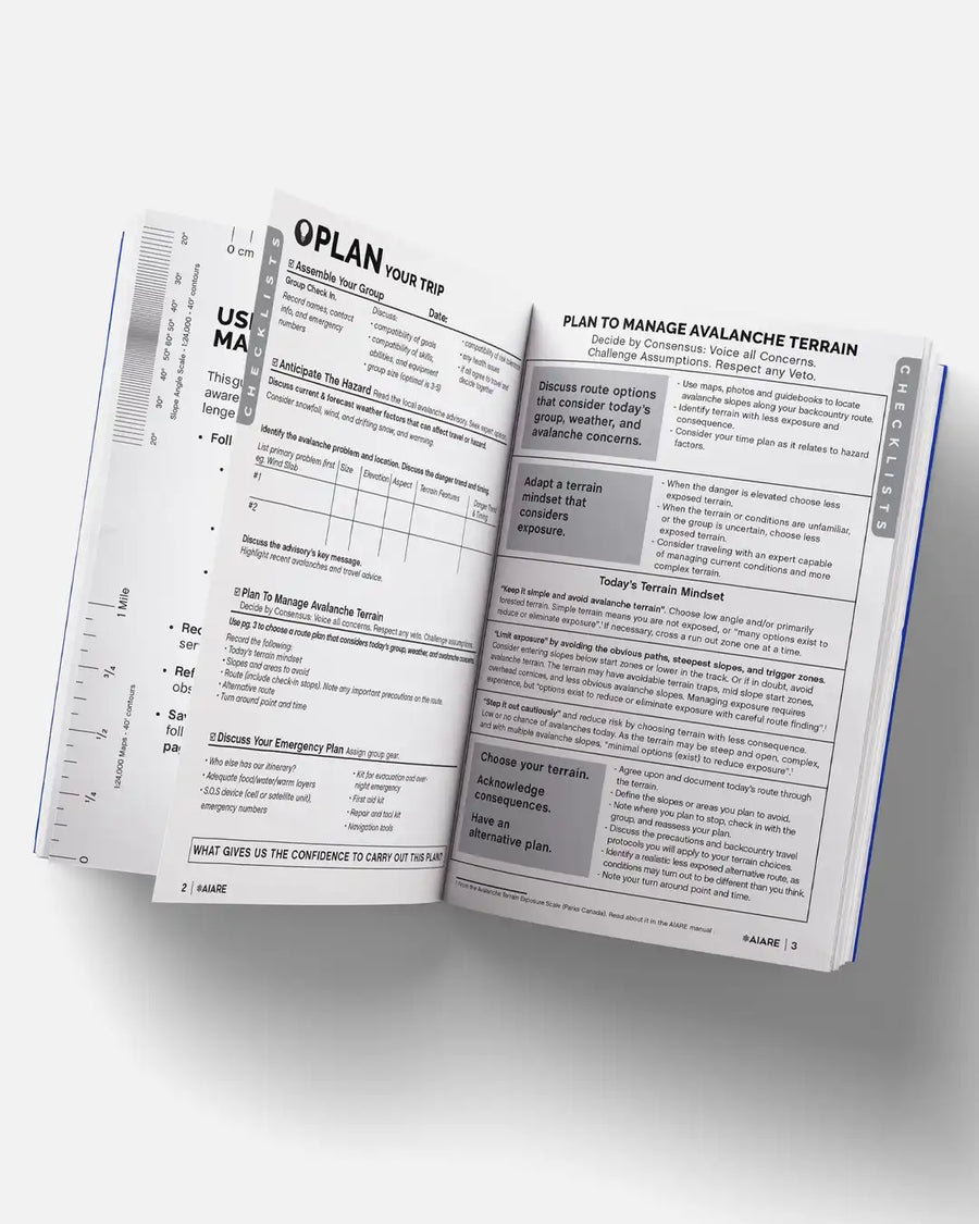 AIARE Backcountry Decision-Making Guide Field Book