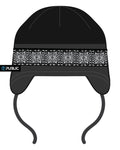 Tuque Nordic Earflap - Black