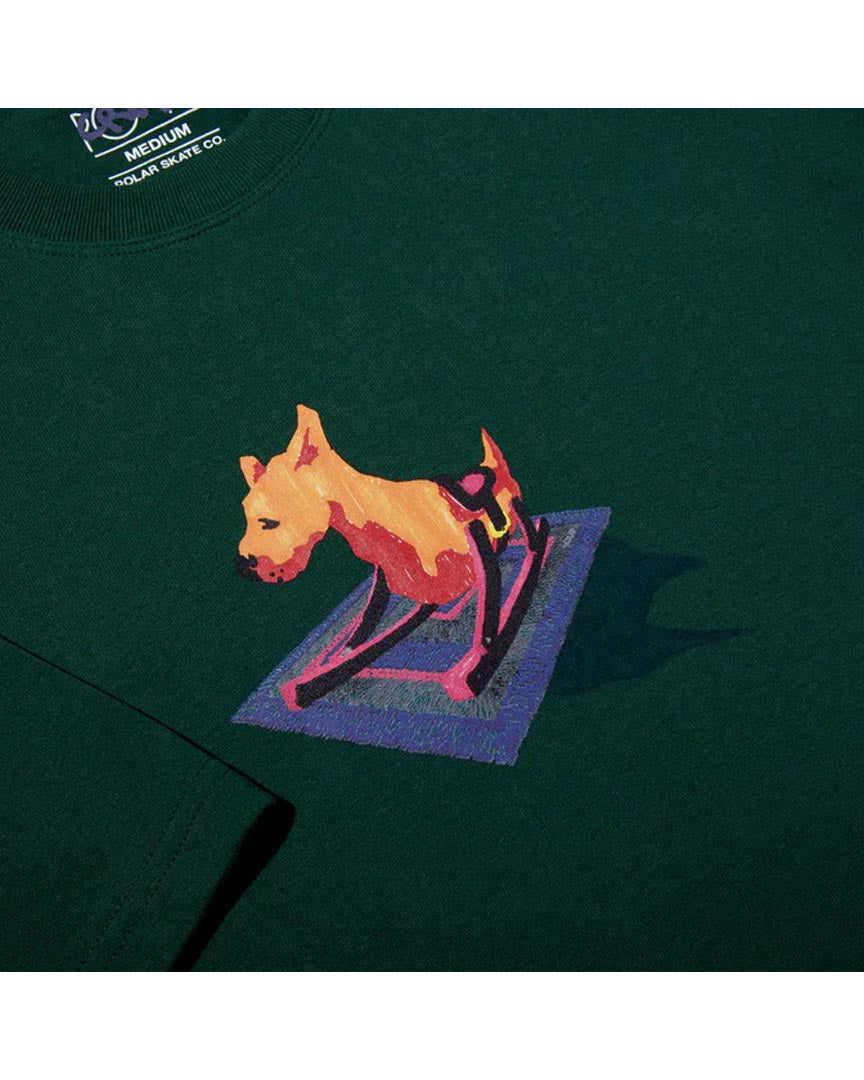 T-shirt Dog - Dark Green