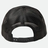 Crest X Mesh Cap Hat - Black/Black