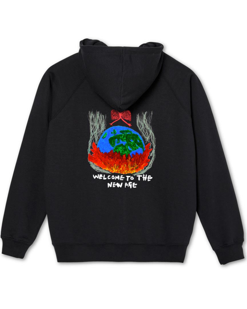 Hoodie Welcome To The New Age - Black