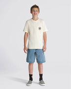 Kids Check-5 Baggy Denim Shorts - Stonewash