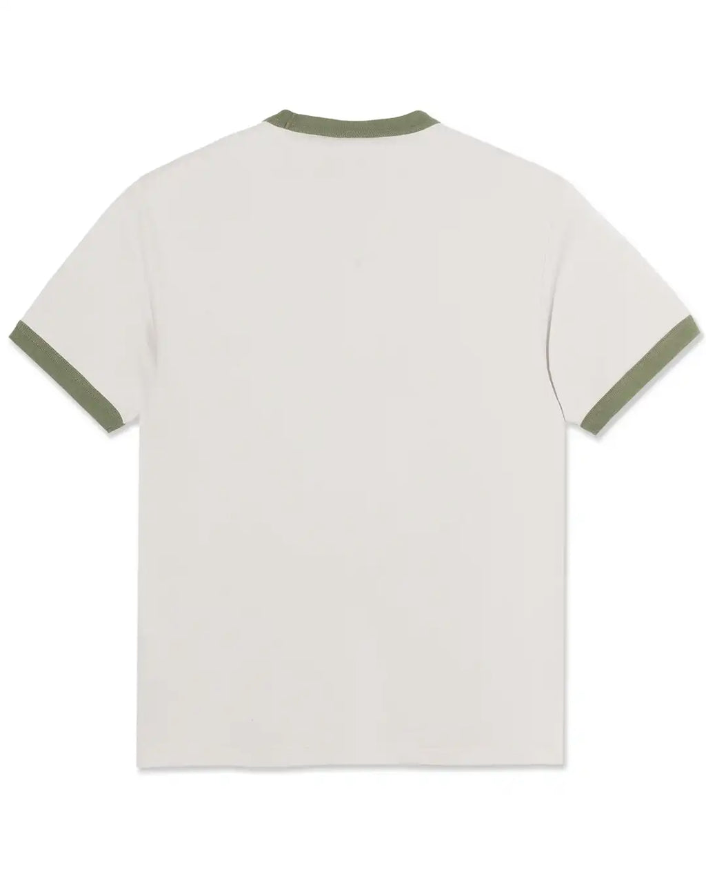T-Shirt Ringer - Pale Taupe/Army