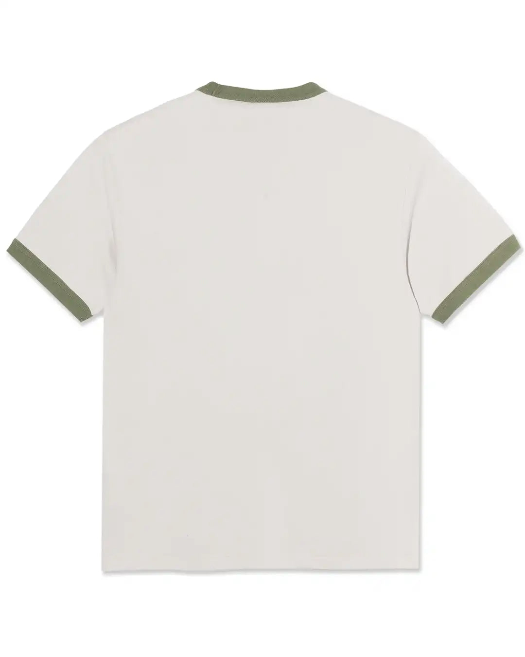 T-Shirt Ringer - Pale Taupe/Army