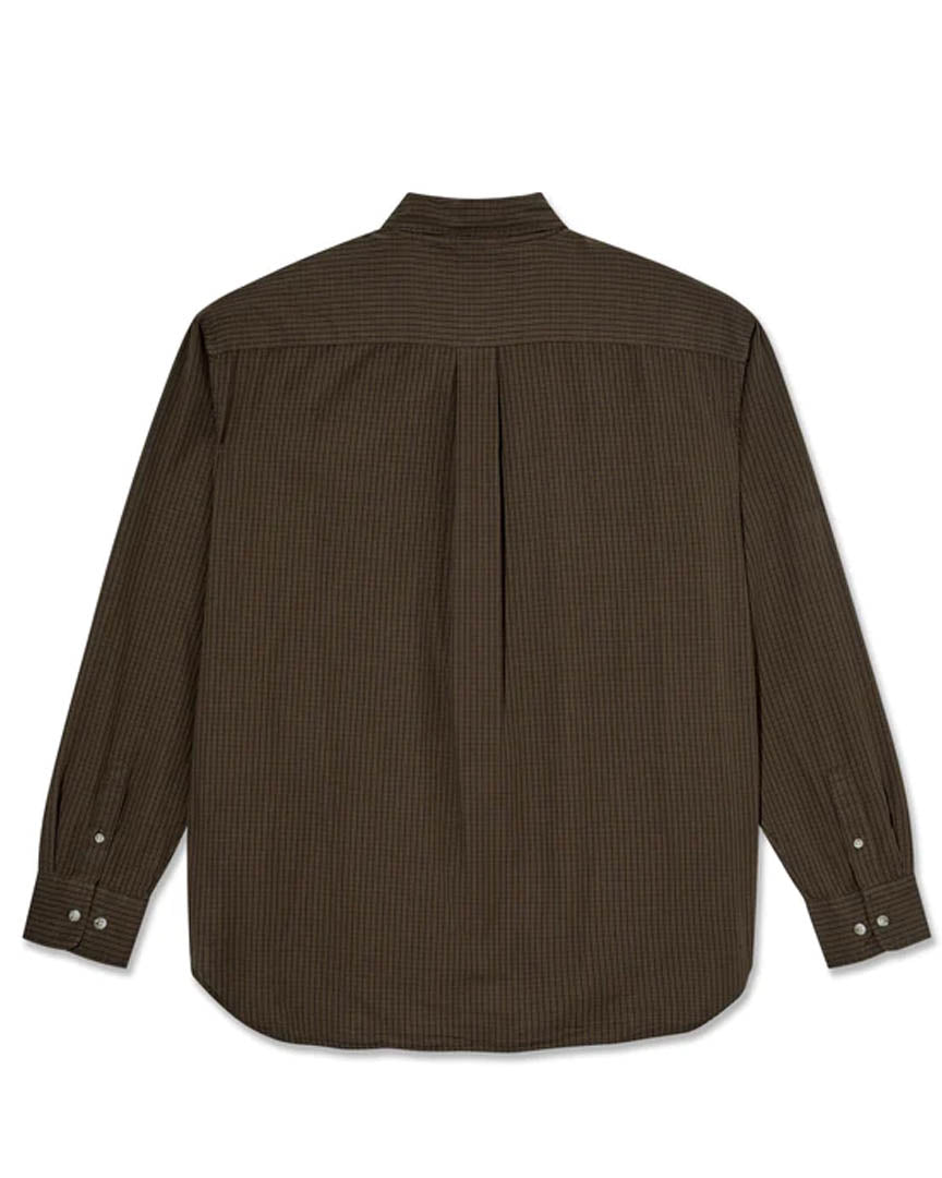 Ben Ls Poplin Shirt - Brown