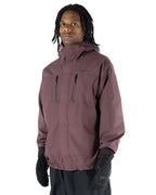 HOWL Shell Winter Jacket - Plum – view 4