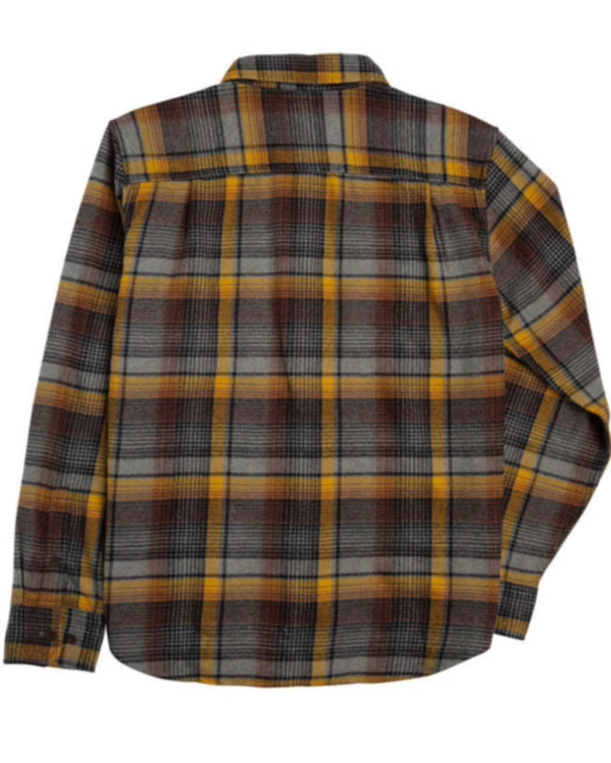 Suavecito Flannel Woven Shirt - Grey Gold