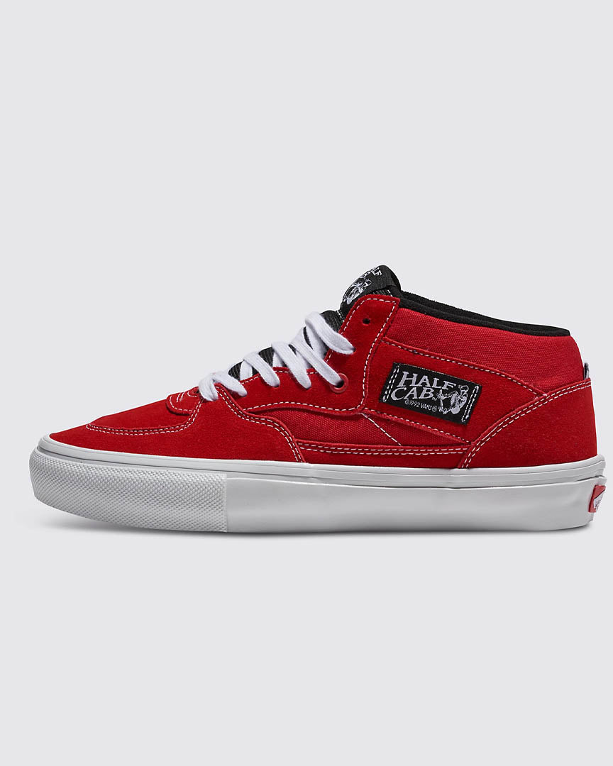 Souliers Skate Half Cab - Red/White