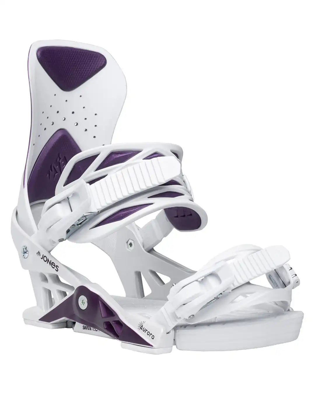 Aurora Womens Snowboard Bindings - Deep Purple/White 2026