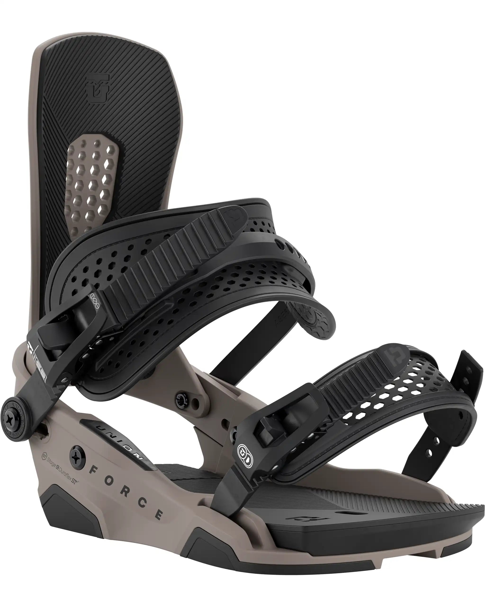 Force Snowboard Bindings - Brown 2027