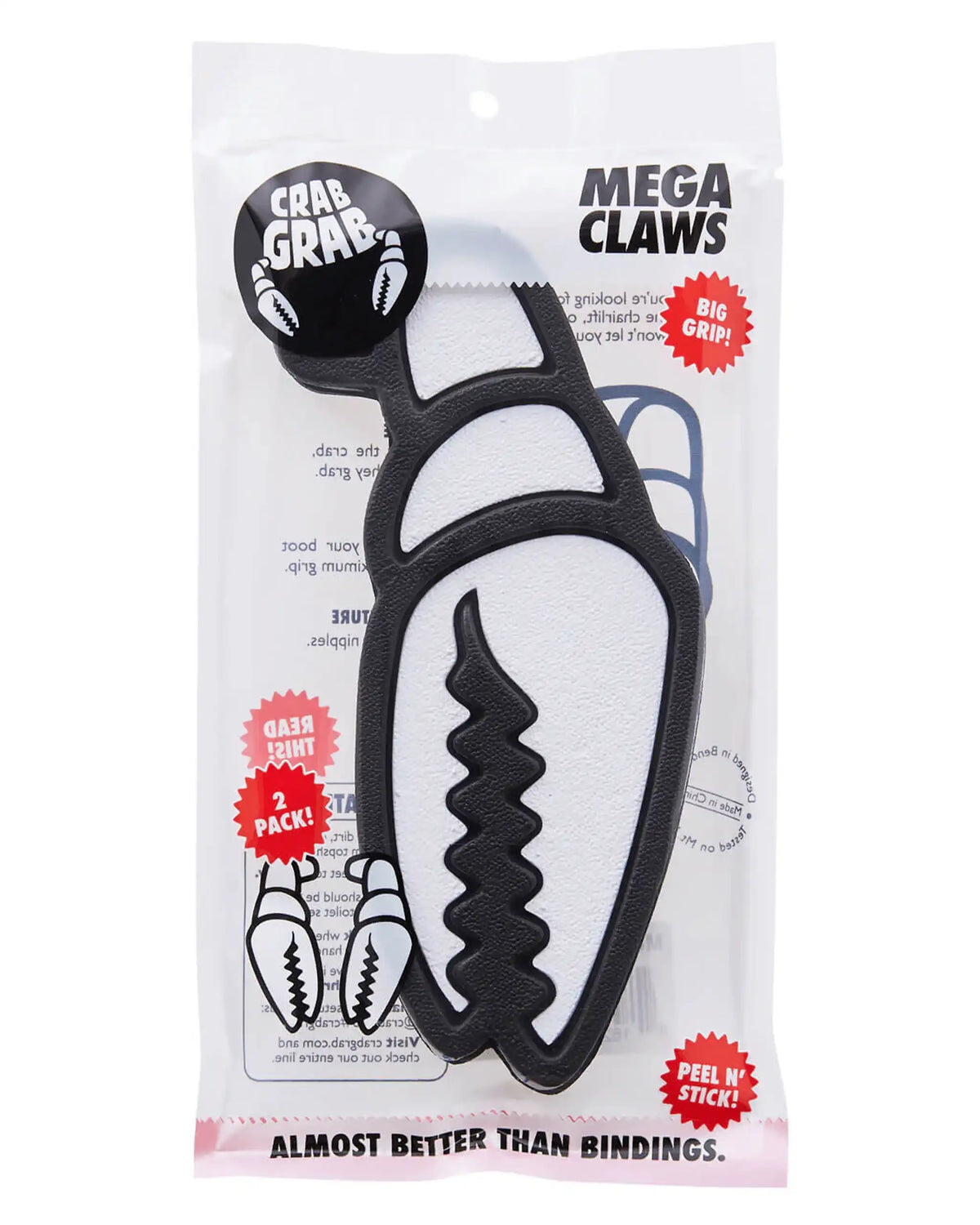 CRAB GRAB Mega Claw Snow Traction Pad - Black/White – view 2