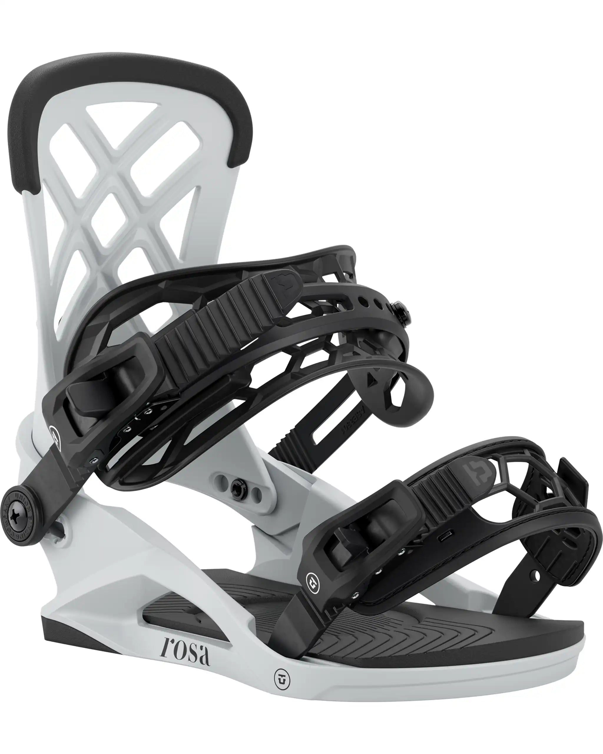 Rosa Womens Snowboard Bindings - Light Grey 2027