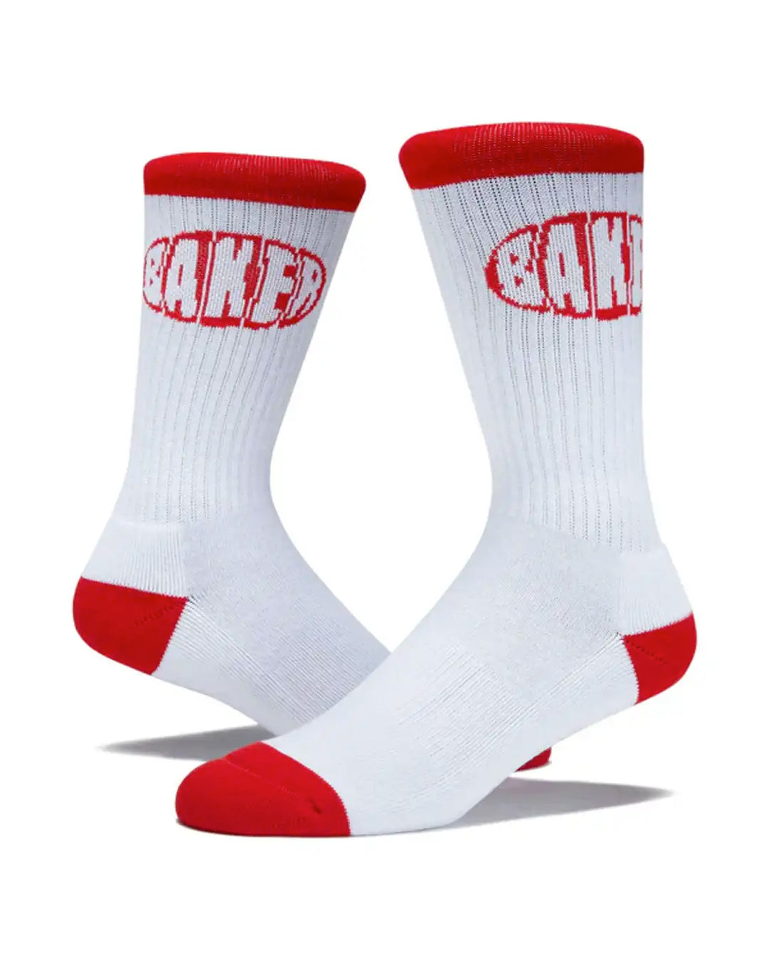 Chaussettes Oval - White/Red