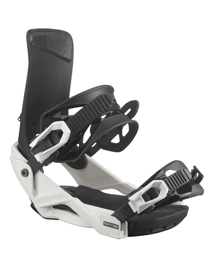 Rhythm Jr Snowboard Bindings - Black/White 2026