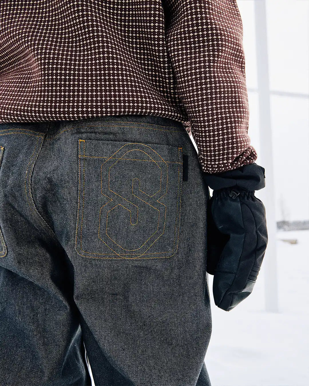 3 Ply Denim Snow Pants - Dark Denim