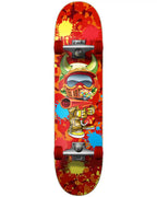 Paintballer Complete Skateboard - Red Camo 7.5