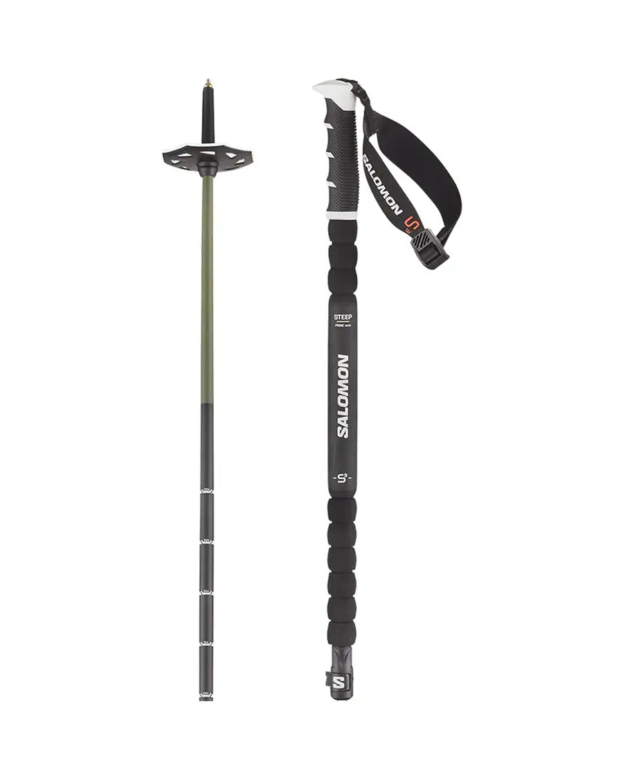 Pôles De Ski Steep Prime Vario S3 - Black/White