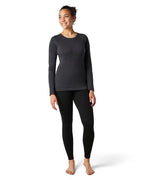 Couche De Base Women's Classic Thermal Merino Base Layer Crew Boxed - Charcoal Heather
