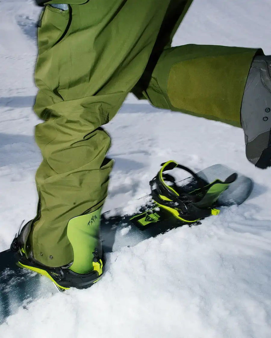 Mercury Fase Snowboard Bindings - Lime Art 2026