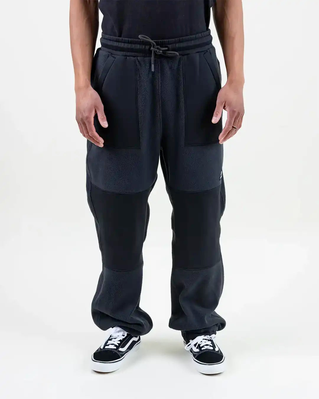 Lodge Rec Fleece pants - Stealth Black
