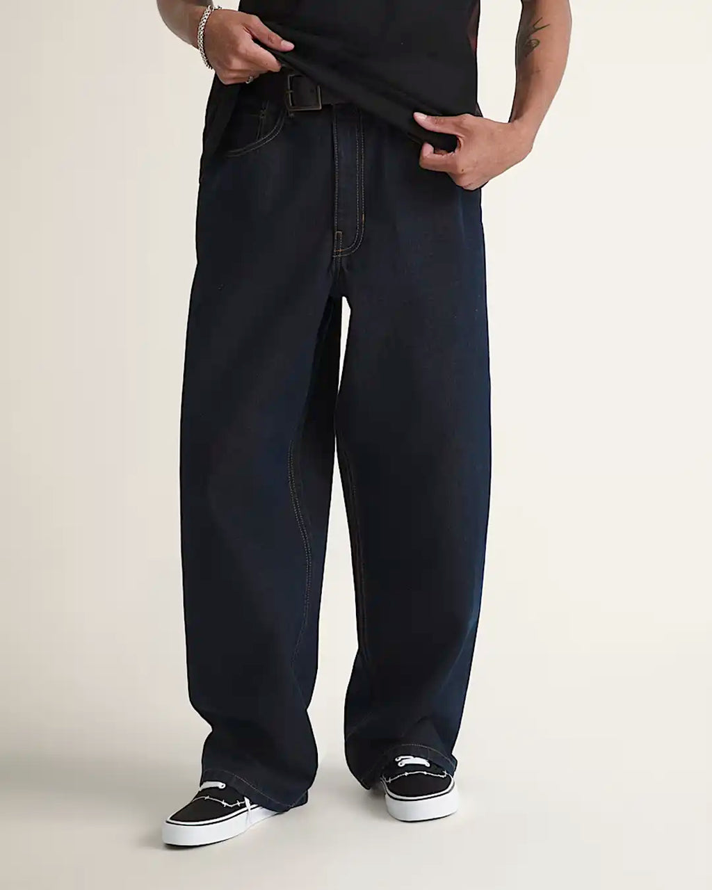 Jeans Check-5 Baggy Denim - Dark Rinse