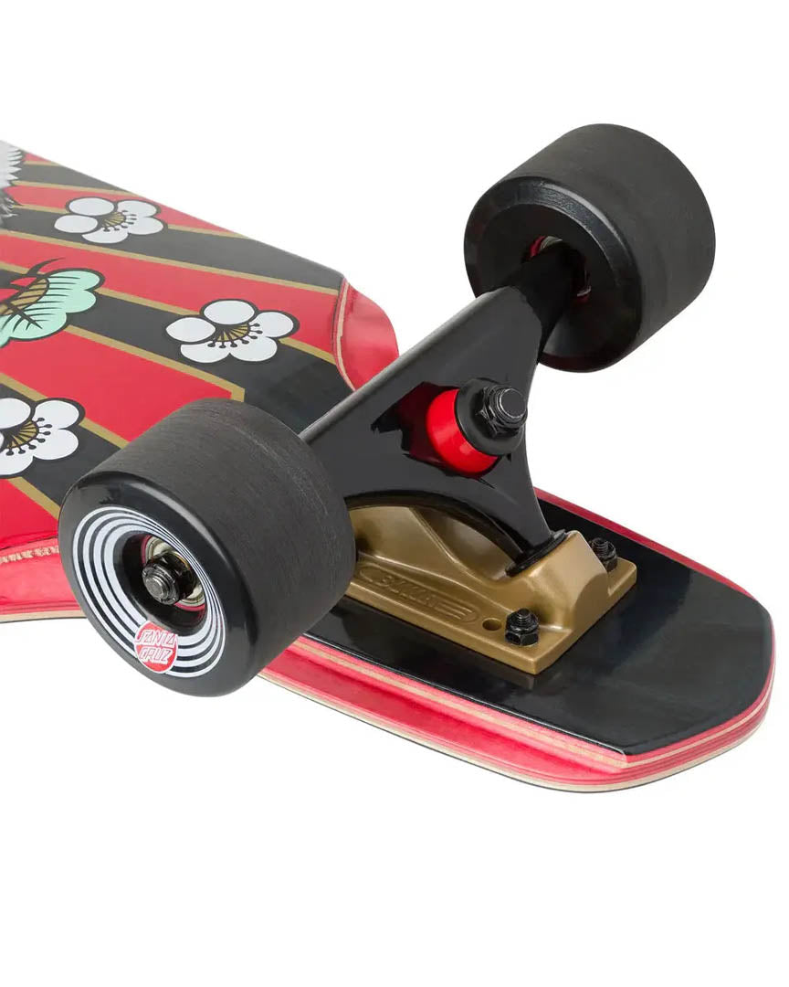 Drop Down Crane Dot Complete Longboard