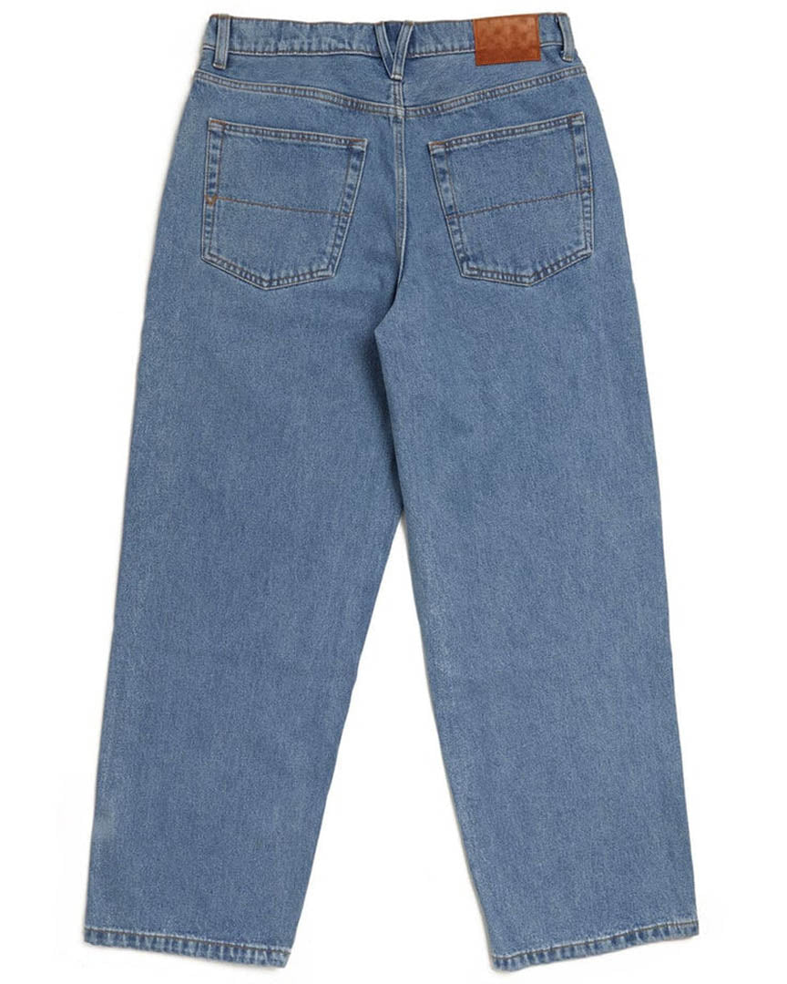Check-5 Baggy Denim Pant Jeans - Stonewash/Blue
