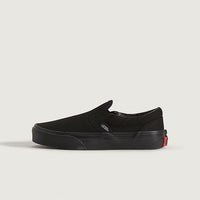 Kids Classic Slip-On Shoes - Black/Black