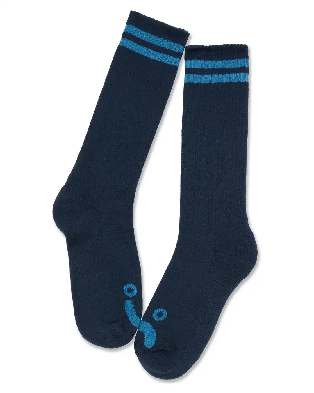 Chaussettes Happy Sad Long Rip - Dark Blue/Blue