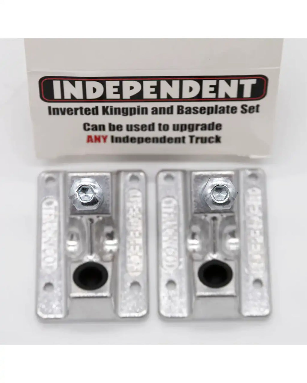 Inverted Kingpin and Baseplate Set - Silver