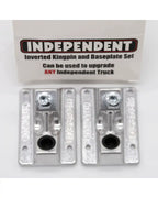 Inverted Kingpin and Baseplate Set - Silver