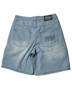 Short Wavy Baggy - Sunfaded Blue
