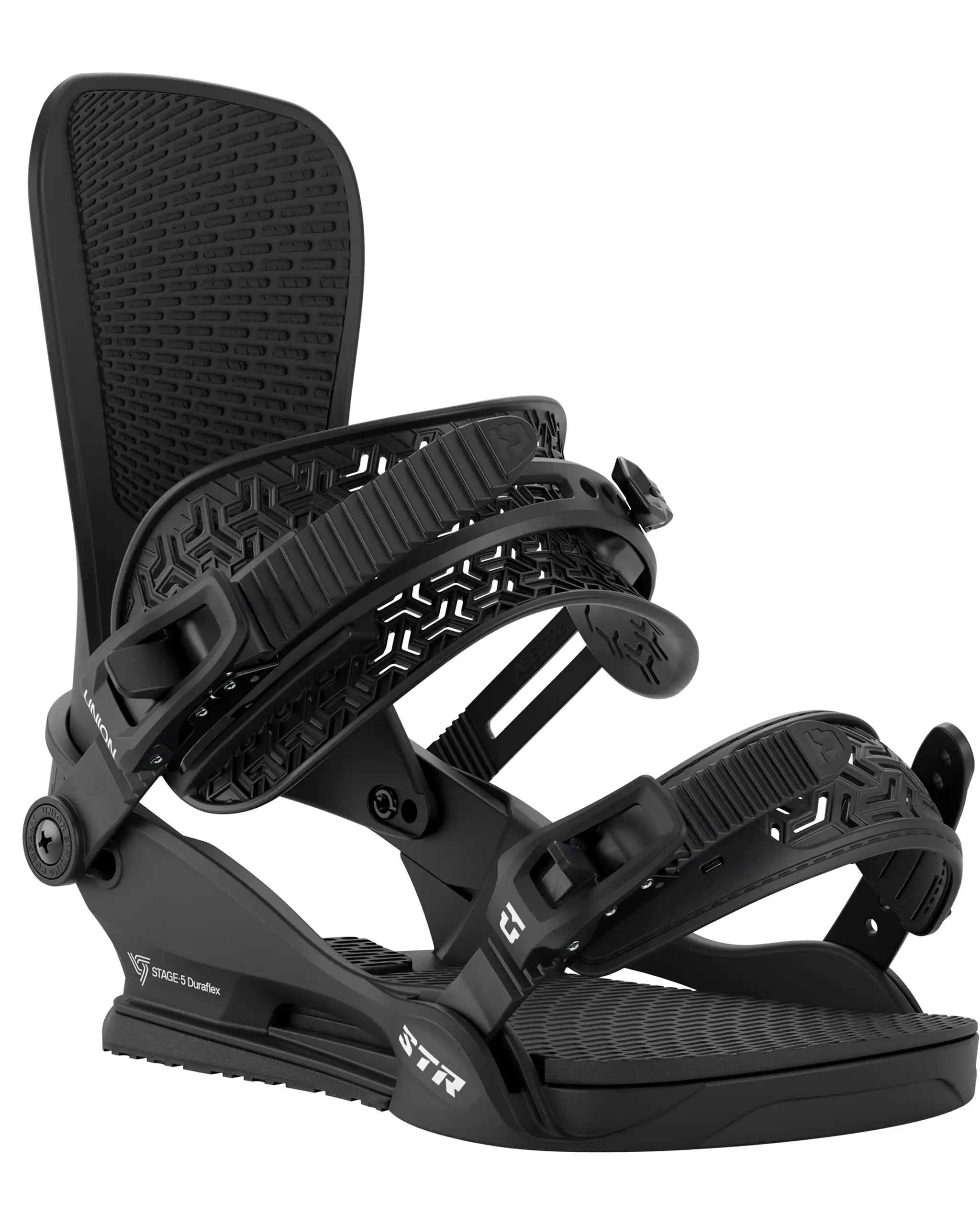 Str Snowboard Bindings - Black 2027