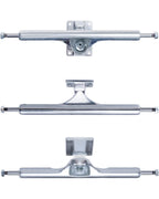 St1 Hollow Skateboard Trucks - Polished Silver