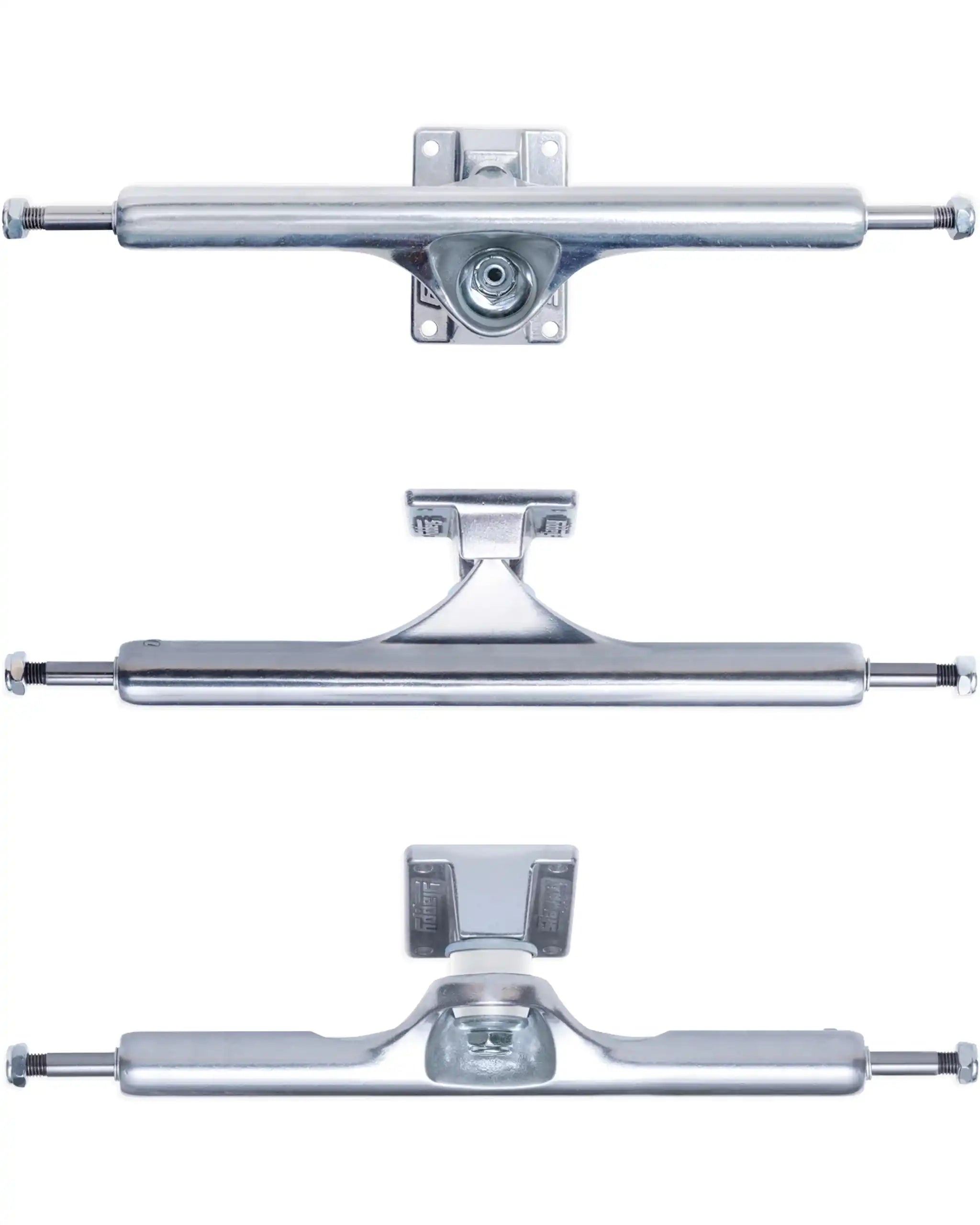 St1 Hollow Skateboard Trucks - Polished Silver