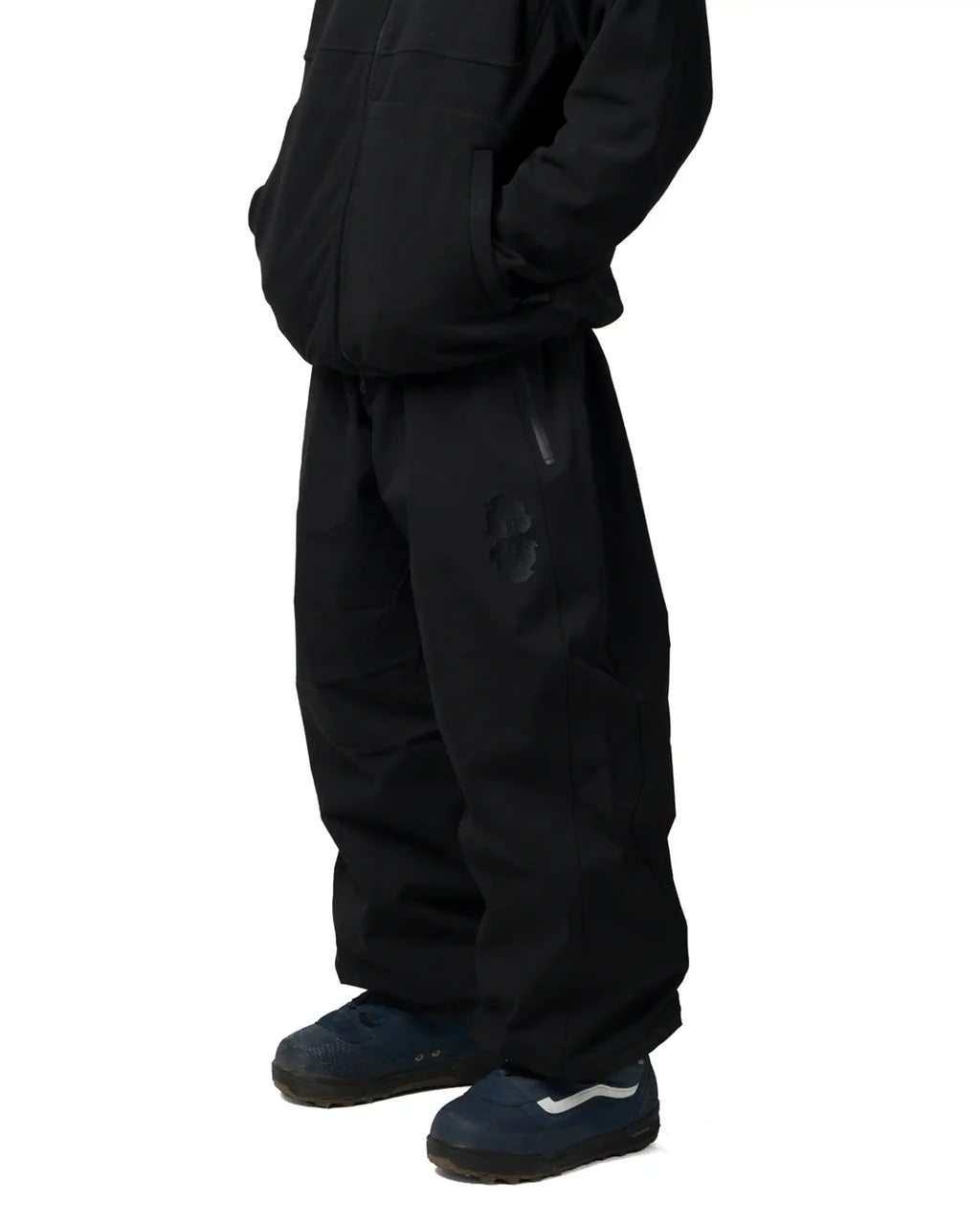 SOUVENIR Insulated Track Pant Snow Pants - Black – view 2